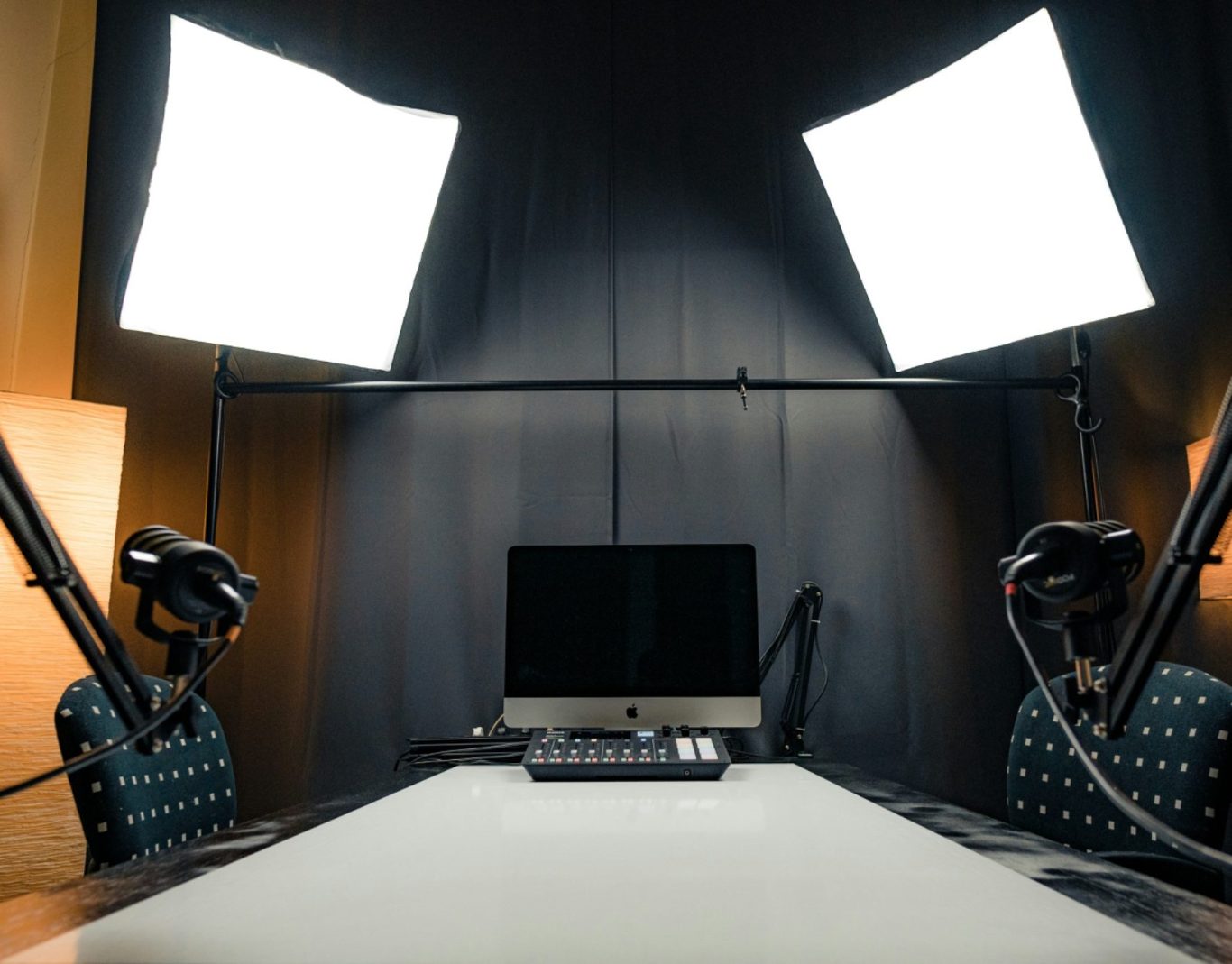 Studio setup per podcast